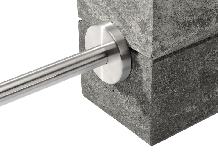 WESERWABEN® Edelstahlrohr / Rankhilfe 100 cm - für Vario-Line® Classic