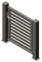Vorschaubild Alberts® Einzeltor Mosaik - mechanisch - Füllung Profile
