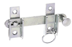 Alberts® Schlagladen-Überwurf, Feststell-Vorrichtung, galvanisch verzinkt dickschichtpassiviert, L 120mm,Platte18x65mm 314446