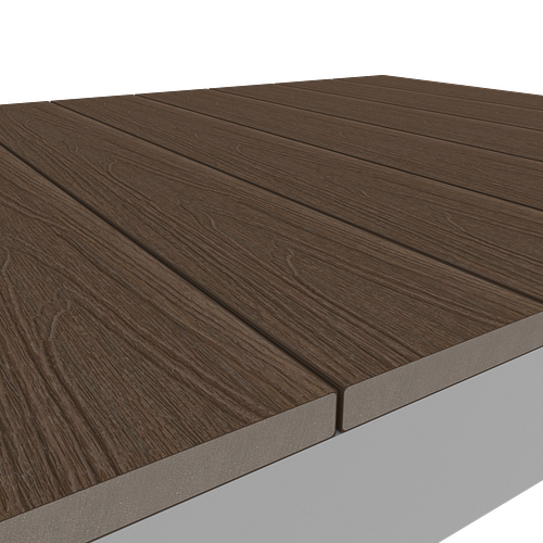 NewTechWood Universal WPC-Terrassendiele Massiv 23 x 138 x 3000 mm