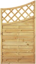 Vorschaubild T&J MAXI DOPPELBOGEN 2 Lamellenzaun 90 x 160/140 cm 