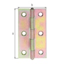 Vorschaubild Alberts® Scharnier  60x34 mm