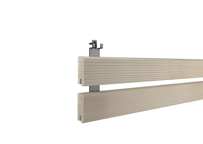 OSMO Fassade Fassadenklammer PURE (200 Klammern/Pack) mit Bit, inkl. 400 Schrauben VE 1 Stk.