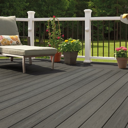 FIBERON Terrassendiele WPC Pro-Tec plus Earl Grey