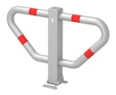 Vorschaubild Alberts® Parkplatzbügel Stoppy II umlegb.,Pz.fvz.,4 rote Ringe,z.Aufschr.,B750 mm 770112