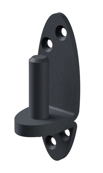 Alberts® Kloben Ovado verz.,graphitgrau beschichtet Dorn ⌀13 mm 
