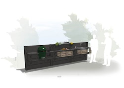 WWOO Designbeton-Outdoorküche Enno