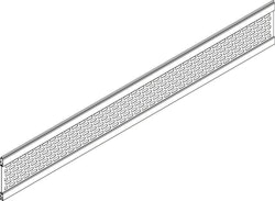 OSMO ALU Dekor Ovale 19x253, 184cm Alu Anthrazit