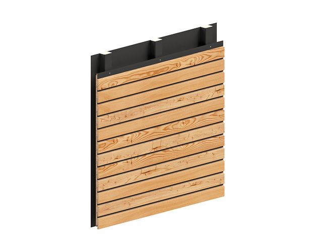 OSMO Fassade Rautenprofil BLACK STRIPE Kanadische Lärche Sortierung Top - 27 x 96 mm VE 4 Stk.
