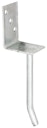 Vorschaubild Alberts® L-Pfostenträger mit Betonanker aus Rundstahl Breite: 80mm Höhe:104 mm
