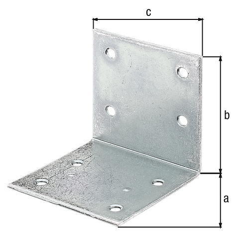 Alberts® Breitwinkel sendzimirverzinkt 60x60x60 mm verpackt à 25 St. 