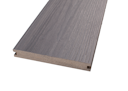 Vorschaubild GroJa QUATTRO Massiv Terrassendiele Steingrau + Walnuss beidseitig Holzstruktur 4 Meter - Abverkauf