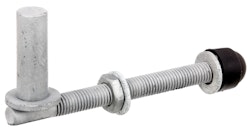 Alberts® Kloben z.Durchschrauben,ein Paar,feuerverz.,Dornst.⌀16mm,Länge 140mm,Gew.M12 