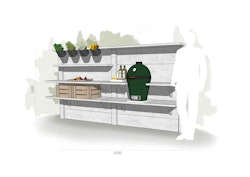 WWOO Designbeton-Outdoorküche Maxime