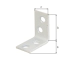 Vorschaubild Alberts® Stuhlwinkel weiß beschichtet 25x25x14mmKarte à 4 St.