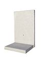 Vorschaubild Diephaus L-Stein BEWEHRT GRAU 155/100/85/12 CM