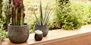 Vorschaubild Vosteen Design Blumentopf /  Pflanzgefäß Terrakotta schwarz ø 29 cm x H 24 cm