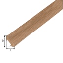 Vorschaubild Alberts® Hohlkehlleiste, PVC, geschäumt, Farbe :Eiche, dunkel, L:2,6m,HxT:22x22 mm 433970