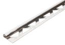Vorschaubild Alberts® Fliesen-Viertelkreisprofil, Edelstahl, Breite 23,5mm, Länge 2,5m
