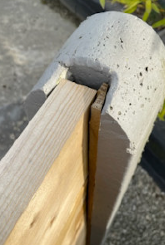 ORIGI WALLS™ Holz Sichtschutz Konterlatte 1800mm * 30mm * 5-10mm (verzahnt)