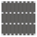 Vorschaubild TraumGarten JUMBO WPC Alu-Design Anthrazit 179 x 179