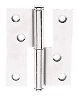 Aushebescharnier sendzimirverzinkt. 80x65x1,2 mm links