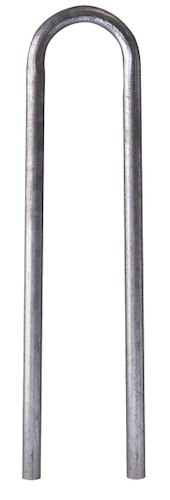 Alberts® Schutzbügel Universal fvz.,z.Einb.,BxH 360x1000 mm,Bügelh.1500 mm,Rahmen⌀60 mm 772376