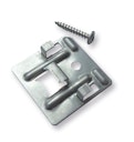 Vorschaubild COBRA FASTENER Symphony Clip, Edelstahl 100 Stk. inkl. Holzschrauben & Bit