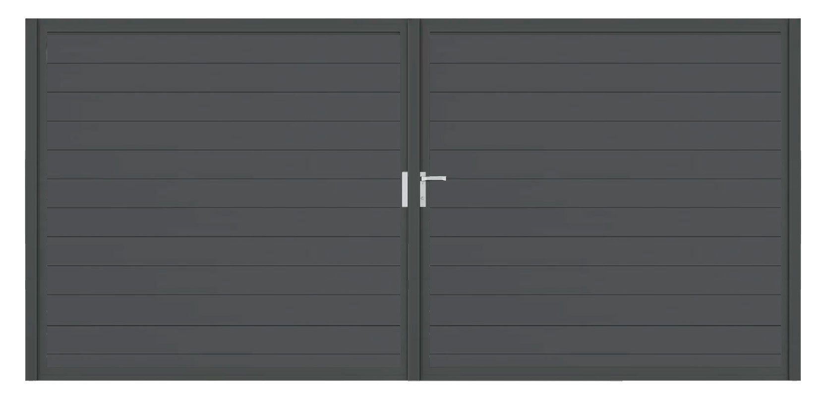dz VIDUAL Swing Doppeltor Snap 140 x 20 mm Klickprofil symmetrisch