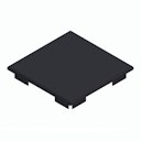 Vorschaubild Osmo Aufsteckkappe für Alupfosten 94 x 94 mm, schwarz