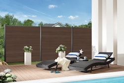 TraumGarten System WPC Platinum XL Zaun-Set