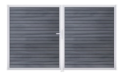 GroJa Solid Rhombus Doppeltor Rahmen Aluminium EV1 3000 x 1800 mm GroJa Solid Rhombus Doppeltor Rahmen Aluminium EV1 3000 x 1800 mmZubehörbild