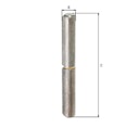 Vorschaubild Alberts® Anschweißrolle,zweit.,Außen-⌀16mm,Höhe 140mm