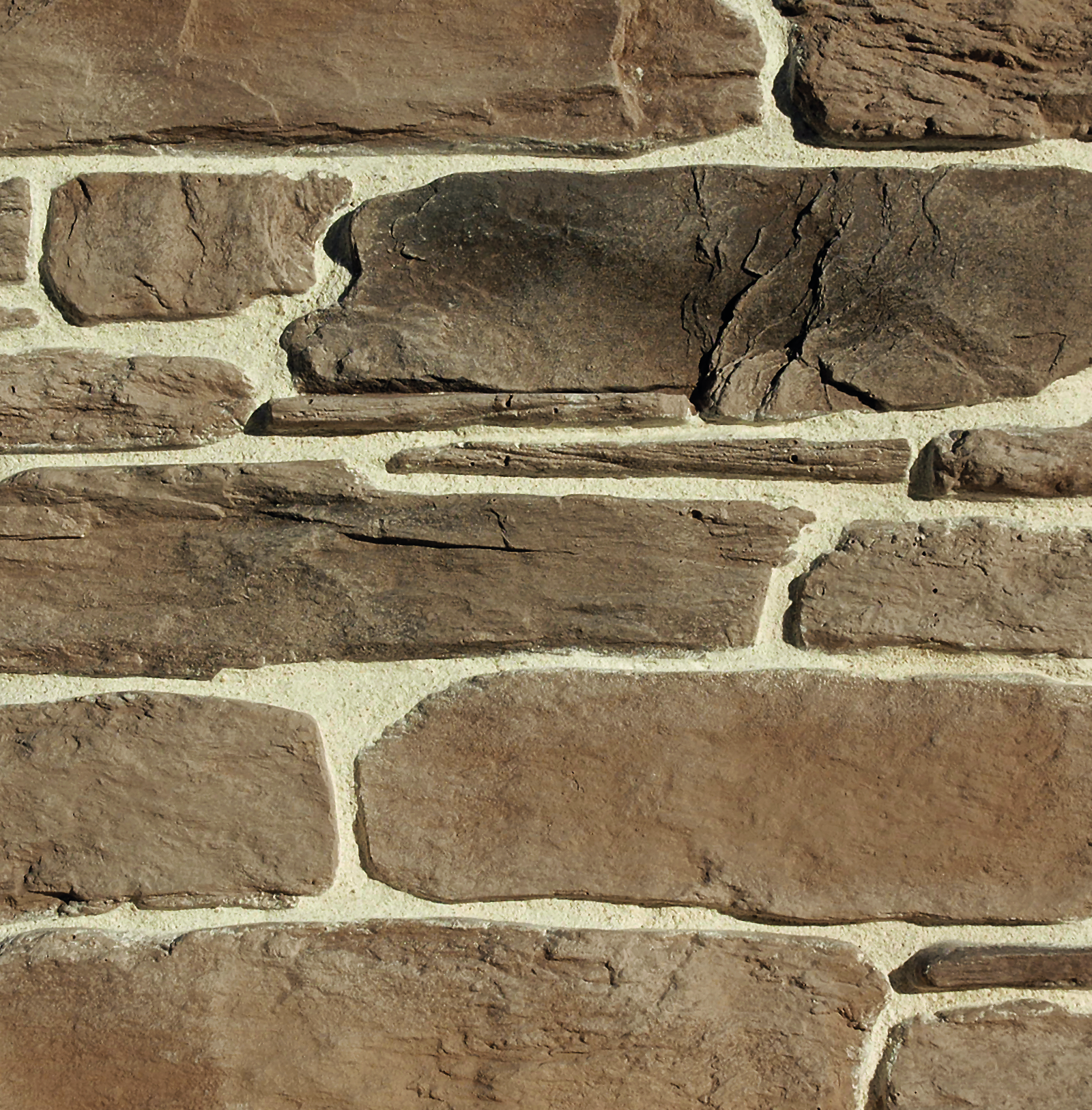 HANDMUSTER DE RYCK Eck- und Steinriemchen - Murok Sierra Rotbraun nuanciert