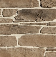 HANDMUSTER DE RYCK Eck- und Steinriemchen - Murok Sierra Rotbraun nuanciert