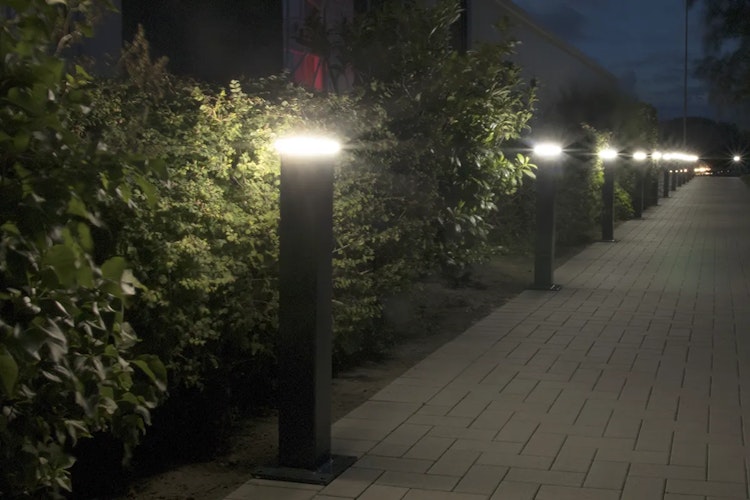 dz LED Zaunbeleuchtungs-Set für Pfosten 60 x 40 mm inkl. Trafo
