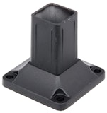 Alberts® Pfostenträger für Zaunfeldpfosten aus Aluminium Alberts® Pfostenträger für Zaunfeldpfosten aus AluminiumZubehörbild