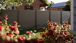 dz Alu Steckzaunelement VIDUAL Pure 100 für Pfosten 90/90 mm