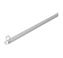 Vorschaubild Alberts® T-Abdeckprofil, Alu silber elox.,LxBxH 1000x25x9mm 477110