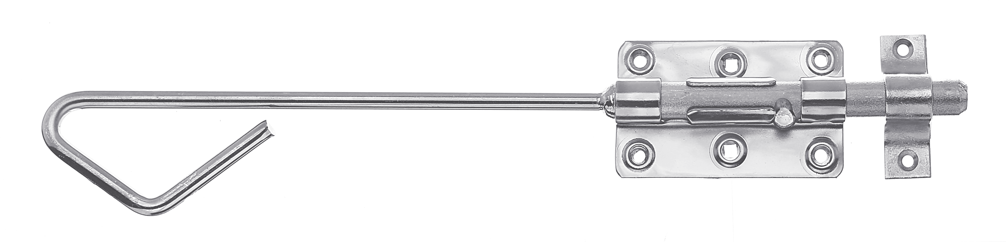 Alberts® Bolzen-Stangenriegel, mit befestigter Schlaufe, galvanisch verzinkt dickschichtpassiviert