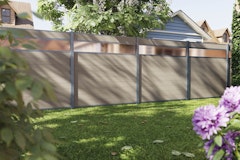 dz Alu Steckzaunelement VIDUAL Comp-Co WPC 140 für Dekorelement & Pfosten 72/72 mmZubehörbild