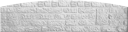 Vorschaubild ORIGI WALLS™ Beton Sichtschutz Bogen RÖMISCHER VERBUND 395/495 x 2000 mm 