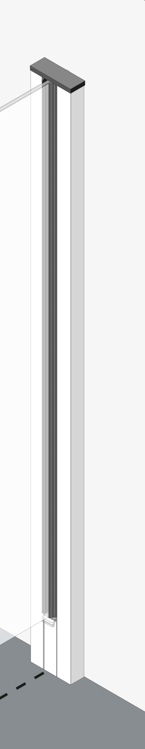 BM Wandanschluß 187 cm