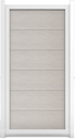 Vorschaubild GroJa Viento Designzaun Typ Hochkant 90x180 mit Rahmen Silber