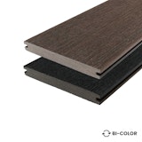 Fiberdeck Vintage WPC-Terrassendiele Bi-Color Graphite/Wenge massiv 23 x 138 mm Fiberdeck Vintage WPC-Terrassendiele Bi-Color Graphite/Wenge massiv 23 x 138 mmZubehörbild