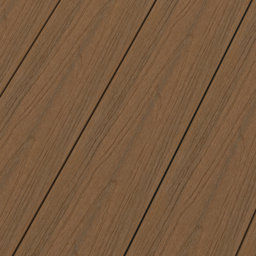 NewTechWood Gigangte WPC-Terrassendiele Hohlkammer Teak  23 x 210 mm