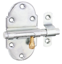 Vorschaubild Alberts® Grendelriegel Messing-Knopf 45 x 85 mm