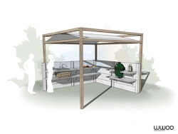 WWOO Designbeton-Outdoorküche Piet