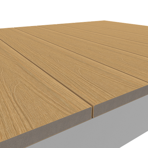 NewTechWood Universal WPC-Terrassendiele Massiv 23 x 138 x 3000 mm