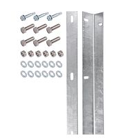 Alberts® Befestigungsleiste f.Doppelstab-Gittermatten,feuerverz.Länge:800 mm,m.Schrauben 622985